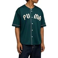 puma yellow camisa oversized baseball jersey para hombre