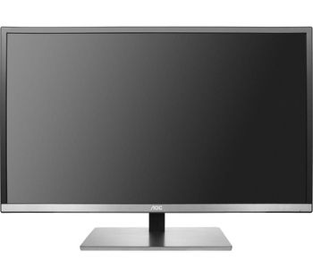AOC U3277FWQ 4K Ultra HD 32” A-MVA Monitor - Black/Silver, Black