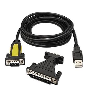 Nanocable Cable USB Tipo A Macho a Impresora Serie Macho 1.8m Negro