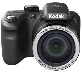 KODAK PIXPRO AZ401 Bridge Camera - Black, Black