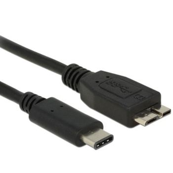 Cable USB DeLOCK 0,5 m USB 3.2 Gen 2 C a Micro-USB B Negro