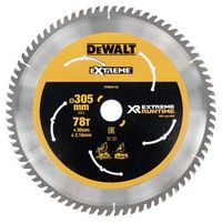 dewalt dt99576-qz - hojas para sierra circular estacionaria xr extreme runtime 305mm x 30mm 78d