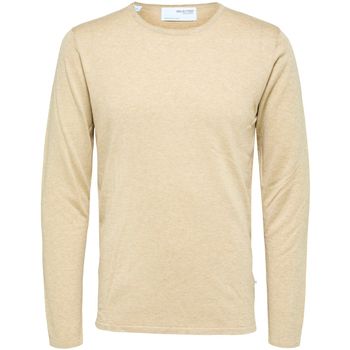 Selected Jersey Rocks Knit Crew Neck Kelp para hombre