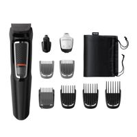 afeitadora corporal philips multigroom s3000 mg374015 9 en 1 uso seco 5 peines cuchillas autoafilables
