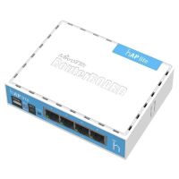 mikrotik hap lite punto de acceso blanco
