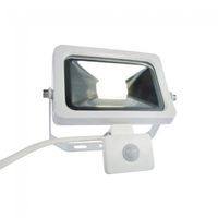 proyector led con sensor de movimiento masini blanco