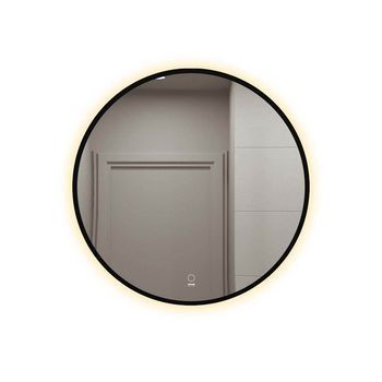 Espejo Led Home Deluxe Dubi 100 X 100 X 2,9 - Negro