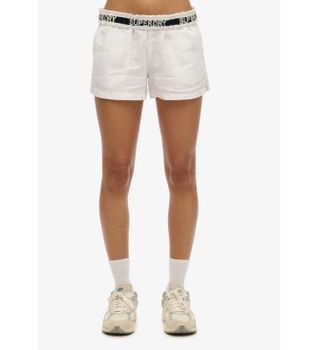 Superdry para mujer. W7110450A Short Draw blanco (S), Casual, Algodón