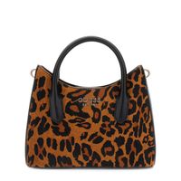 guess satchel domitilla shoulder marron hwlo75 29760-leo