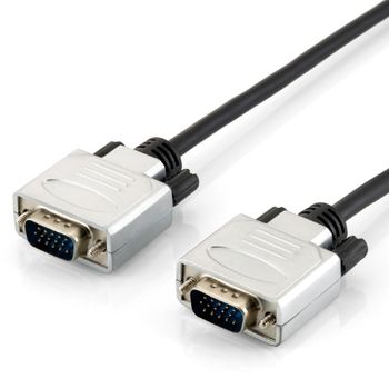 Equip 118862 cable VGA 5 m VGA (D-Sub) Negro, Plata