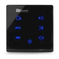 amplificador empotrable power dynamics pl-a100b 40w rms bt 50 usb pantalla tactil mando