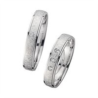 alianzas con diamantes ancho 4 mm