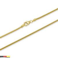 cadena serpiente oro de 8 quilates 50cm