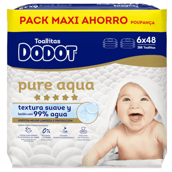 Dodot Pure Aqua Touch Toallitas 288 uds