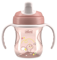 chicco vaso de aprendizaje rosa 6m 200 ml