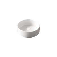 lavabo sobre encimera - lavabo para bano - ceramica - blanco 36x36x12cm