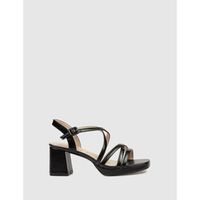 kamome trends sandalias sandalia bucci negro para mujer