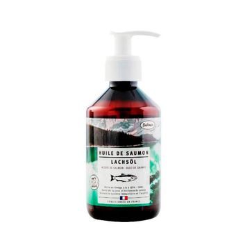 Aceite de Salmón Bubimex  para Perros y Gatos - Suplemento de Omega 3 y 6 para Piel ,Pelaje Saludable y sistema Inmunológico
