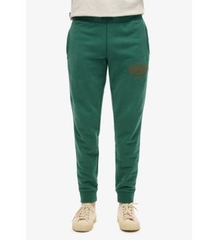 Superdry para hombre. M7011391A Pantalón Jogger Classic verde (XL), Casual, Algodón