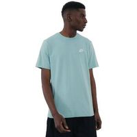 nike camiseta t-shirt sportswear club bleu para hombre