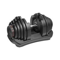 cast iron dumbbell adjustable automatic 40 kg rebel active