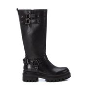 xti para mujer 14300501-negro botas 143005 negro 36 plano cremallera casual