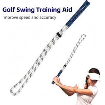 Cuerda de entrenamiento para swing de golf, uso en interiores y exteriores, aumenta la velocidad del swing, corrige la postura del swing