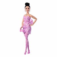 muneca barbie deluxe style articulada 295 mm vestido estrellas
