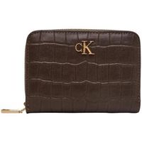 calvin klein jeans cartera ck croc medium flap zip around lv04f1095g para mujer