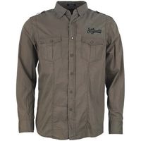 srk camisa manga corta chemise homme cotrace para hombre