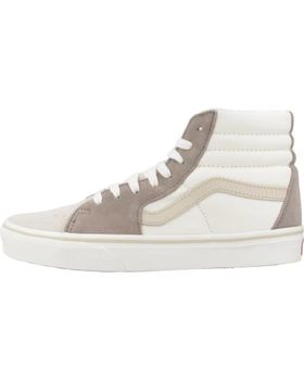 de VANS OFF THE WALL ZAPATILLAS MUJER VANS MODELO HI MULTI BLOCK COLOR BEIS GRAY