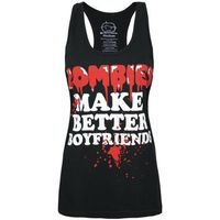 goodie two sleeves camiseta tirantes zombies make better boyfriends para mujer