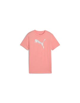 Camiseta Puma Essentials Metallic Tee G Niña Pink Fruit