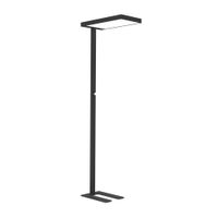 lampara aluminio  pmma negro