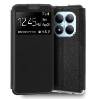 funda para movil cool flip cover libro polipiel negra acceso total para xiaomi redmi note 15 pro