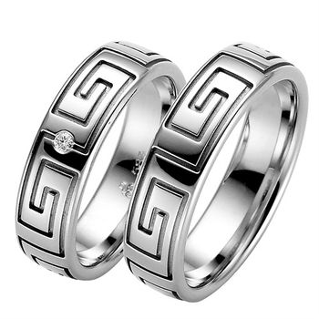 Alianzas oro blanco 6mm