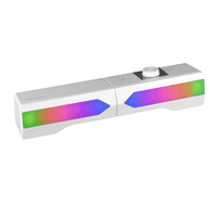 altavoz bluetooth mars gaming msduo white 2 en 1 convertible en sobremesa 20 o soundbar bt 50 iluminacion rgb