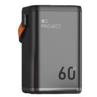 p45w 222wh 60000mah bateria externa con pantalla de energia inteligente fuente de alimentacion externa con 2 entradas y