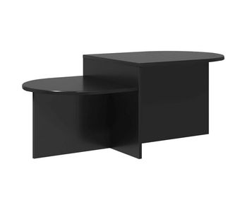 Mesa de café - mesa de centro - mesa baja roble negro 100 x 50 x 40 cm madera de ingeniería