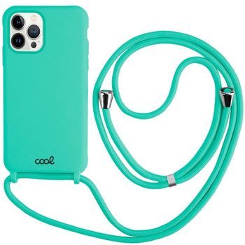 Cool Funda Cordón Liso Mint para iPhone 13 Pro