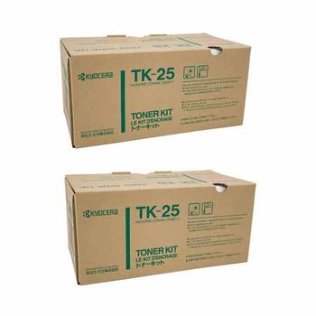 Original Multipack Kyocera FS-1200 Printer Toner Cartridges (2 Pack) -TK25