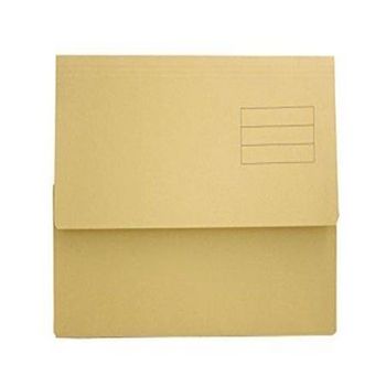 Value Document Wallet Foolscap Yellow PK50