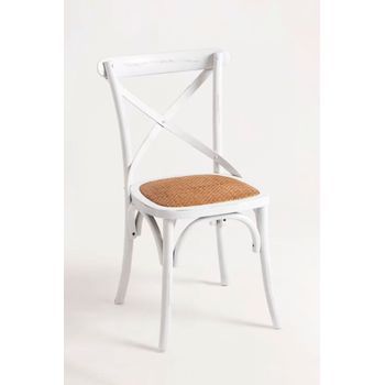 Silla Altea De Madera 87*43*45 Cm - Roble Blanco