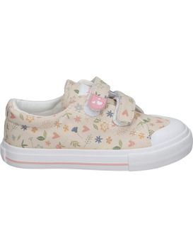 Zapatillas Planas Infantiles Nakos 7039 Beige 22