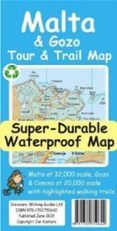 Malta And Gozo Tour And Trail Map