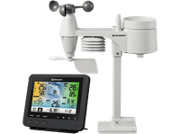 estacion meteorologica - bresser color 5-en-1 sensor p funcion wlan pantalla a color 57  negro