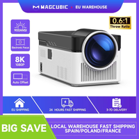 proyector magcubic 061 con ajuste automatico hy450 1080p 8k 4k 900ansi wifi6 proyector de cine en casa con control remoto por voz