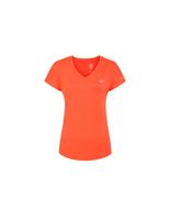 camiseta de ciclismo dare to be vigilant mujer naranja