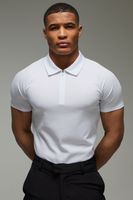 man active golf polo blanco