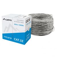 lanberg bobina cable de red rj45 cat5e ftp trenzado cca 305m gris